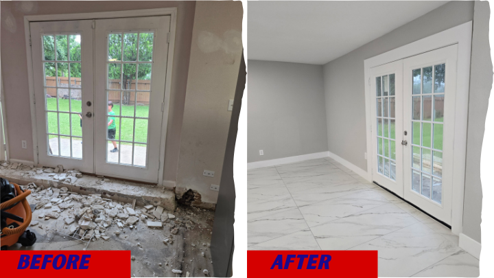 before-and-after-paiting-Houston-house